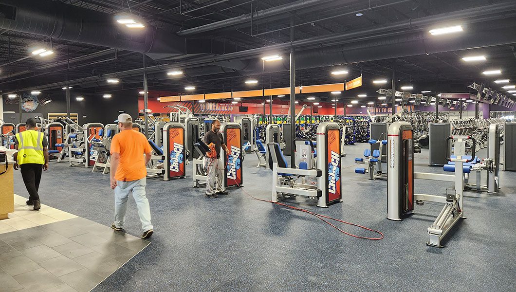 Selectric Commercial Electric Project: Crunch Fitness - Savannah, GA